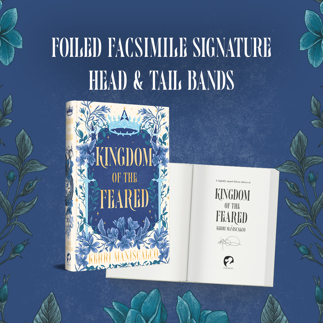 Kingdom of the Feared Deluxe hardback - facsimile signature